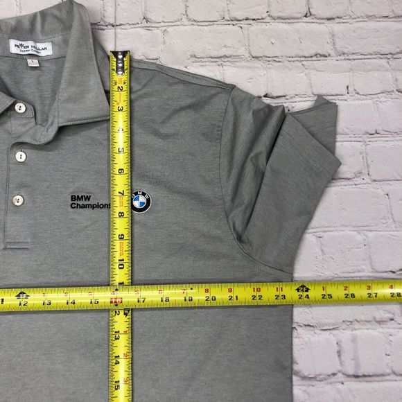 Peter Millar Summer Comfort BMW Championship Polo Shirt Top Size Large B205 -27 - Picture 3 of 14